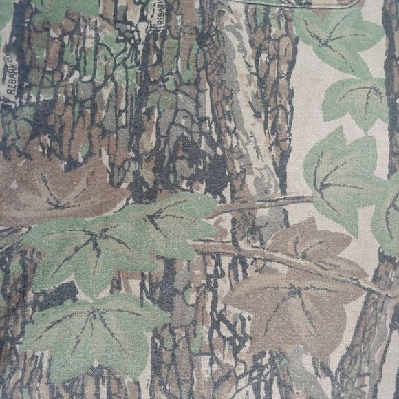 Vintage Winchester Men's XL Camo Shirt Long Sleeve Cotton Canvas Tree Hunting - Picture 3 of 11